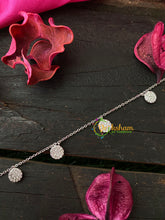 Silver Daily Wear AD Stone Bracelet Chain-Circles-G4144